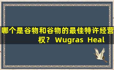 哪个是谷物和谷物的最佳特许经营权？ Wugras  Health  Mill会赚钱吗？